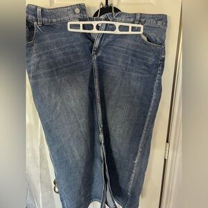 Chicos Jean skirt